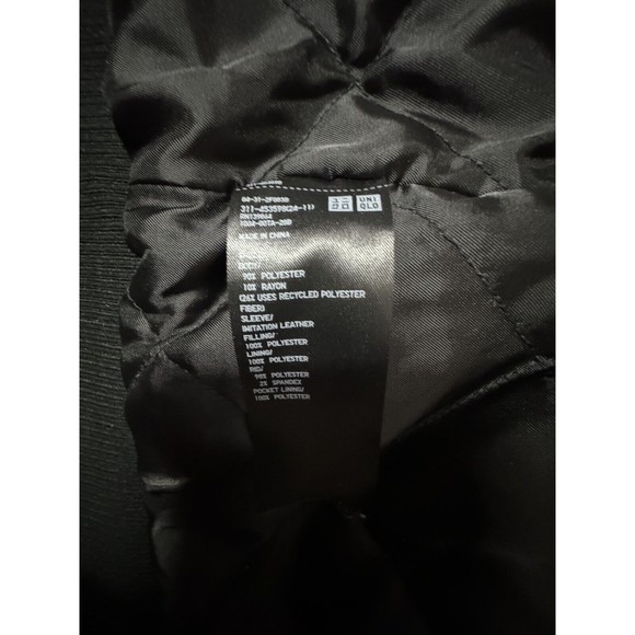 UNIQLO Oversized Men’s Gray Varsity Baseball Bomber Jacket Size S - Picture 8 of 8